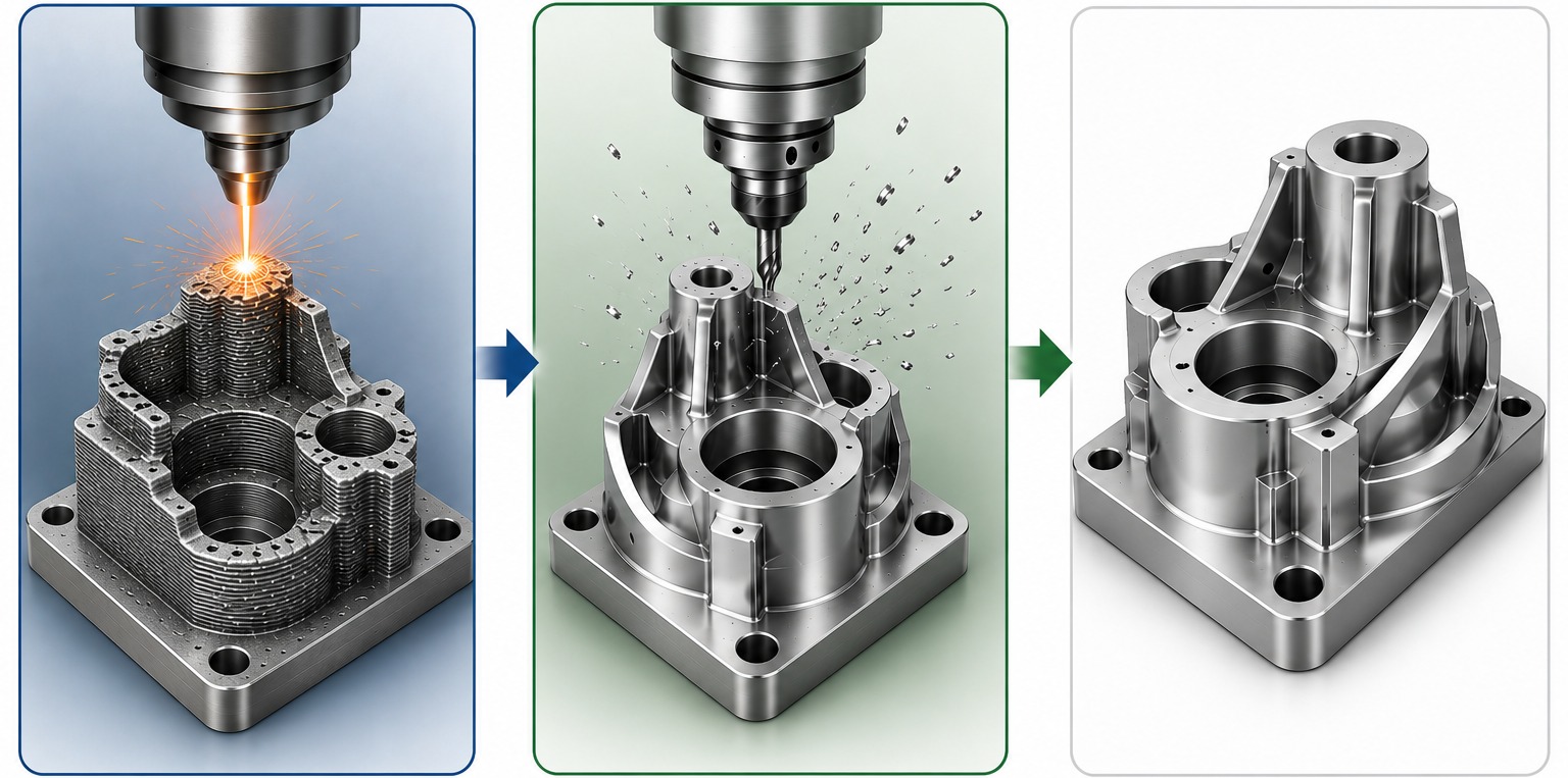 Combining Additive and Subtractive Manufacturing for Better Metal Parts